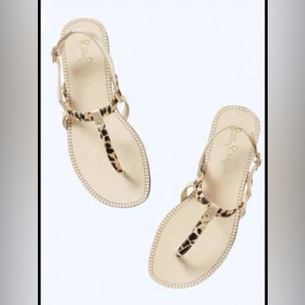 New in Box Leopard Jackie Sandals